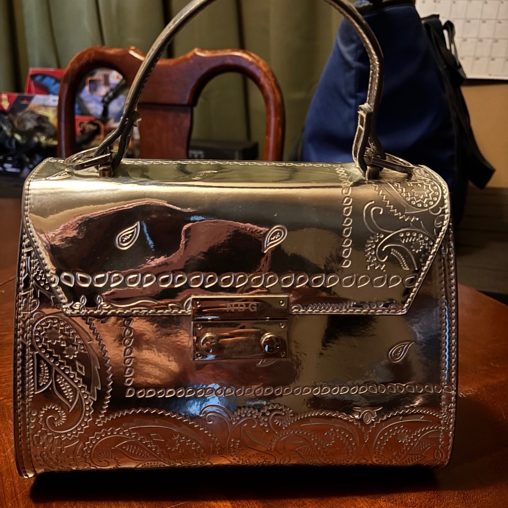 NDG PARIS Le Paisley Argent Mini